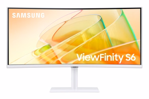 Samsung S65TC monitorius 86,4 cm (34") 3440 x 1440 pikselių UltraWide Quad HD LED baltas