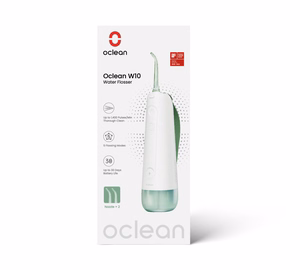 Oclean W10 burnos irigatorius, žalias, 2 antgaliai