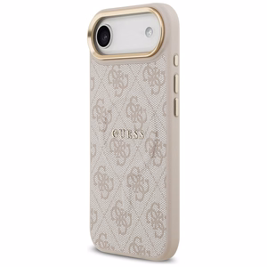 GUESS dėklas IPHONE 17 Air suderinamas su MagSafe GUHMP17MP4MSEGCP (PU 4G su klasikiniu) rožinė