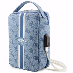 Guess Krepšys GUHBP4RPSB Organizer mėlynas/mėlynas 4G Printed Stripes