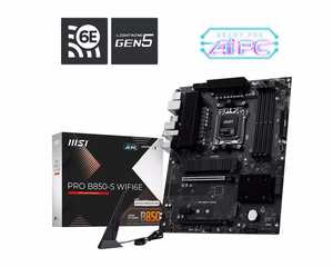 MSI PRO B850-S WIFI6E pagrindinė plokštė AMD B850 Socket AM5 ATX