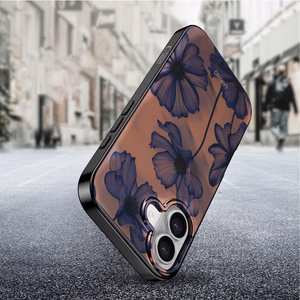 Tech-Protect Lamano MagSafe dėklas iPhone 17 rudai violetinis