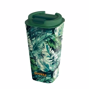 Quokka Vaso Cafe Double Walled puodelis, 450 ml, Jungle