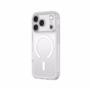 AmazingThing Titan Pro Lens dėklas, skirtas iPhone 18 Pro Max, su kameros apsauga ir dirželio tvirtinimu, suderinamas su MagSafe – spalva: skaidri