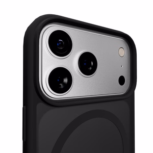 Puro Gradient TPU dėklas suderinamas su MagSafe iPhone 17 Pro - juodas