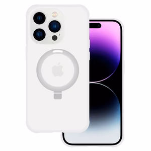 Dėklas telefonui su stovu MagSafe Iphone 12 Pro (m) - sidabrinis