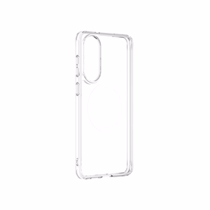 AmazingThing Minimalus Mag dėklas su magnetiniu žiedu Samsung Galaxy S25 Edge – skaidrus