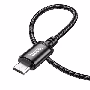 Кабель USB A - Micro USB Hoco 2,4A 2 m X89 чёрный