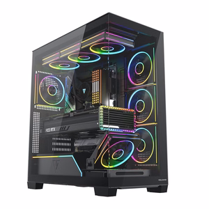 MODECOM kompiuterio korpusas VOLCANO STELLAR PLUS ARGB MIDI 8F Juoda