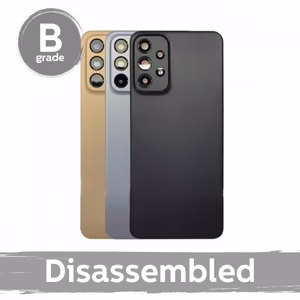 Galinis dangtelis suderinamas su Samsung A236 A23 5G (A235 A23 4G) / juodas / su kameros objektyvu 100% originalus (9/10 išardytas)