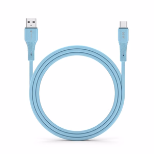 FORCELL F-ENERGY C342 kabelis USB A į Type C QC4.0 3A 66W Silikoninis 1 m mėlynas