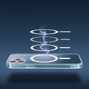 TFO Anti Shock 1,5 mm Mag dėklas, skirtas iPhone 17 Pro Max 6,9″ / iPhone 18 Pro Max 6,9″, su kameros apsauga – skaidrus ir baltas