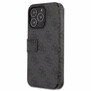 Guess GUBKP13X4GMGGR iPhone 13 Pro Max 6.7" dėklas pilkas 4G Big Metal Logo