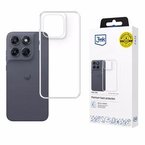 3mk Clear Case dėklas, skirtas Motorola Moto G67 / Moto G77, skaidrus