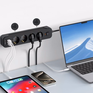 TECH-PROTECT PCL4X3 ILGINTUVAS 2 USB & 1 TYPE-C & 4 LIZDŲ 200CM JUODAS