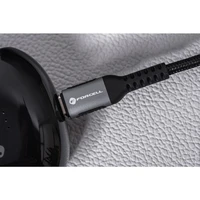 Kabelis FORCELL F-ENERGY C256 USB A į Type C QC4.0 3A 66W Cafule 3 m juodas