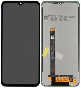 Ekranas Samsung G556 Xcover 7 5G su lietimui jautriu stikliuku Black ORG