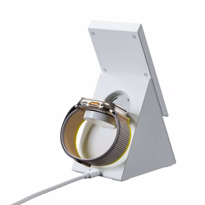 Choetech T600 15W 3in1 indukcinė įkrovimo stotelė - balta