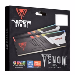 Patriot Memory Viper RGB PVVR532G640C32K atminties modulis 32 GB 2 x 16 GB DDR5 6400 MHz