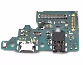 Lanksčioji jungtis Samsung A515 A51 2020 su įkrovimo kontaktu, mikrofonu, ausinių lizdu originali (service pack)