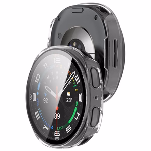 Tech-Protect Defense 2-Pack dėklas, skirtas Samsung Galaxy Watch 40mm – skaidrus ir matinis juodas