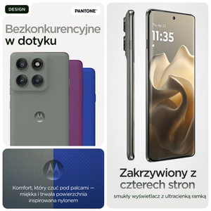 Motorola edge 60 pro 16,9 cm (6.67") Dviguba SIM jungtis Android 15 5G C tipo USB 12 GB 512 GB 6000 mAh Pilka