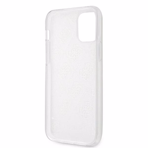 Guess GUHCP12L3D4GTR iPhone 12 Pro Max 6.7" skaidrus kietas dėklas 4G 3D rašto kolekcija