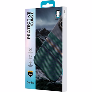 Benks Magnetic Armor Pro Aurora Kevlar 600D dėklas (CA66), skirtas Iphone 16 Pro Max