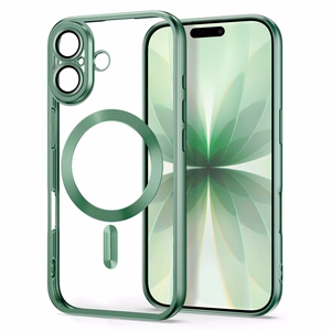 Tech-Protect MagFlex dėklas, skirtas iPhone 17, matinis žalias