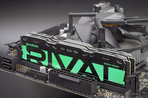 DDR4 2x16GB rinkinys UDIMM goodram RIVAL švytinti žalia