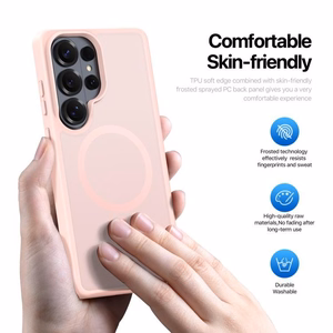 Dėklas Dux Ducis Yind MagSafe Samsung S948 S26 Ultra rožinis