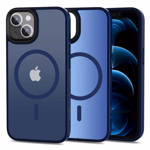 Tech-Protect MagMat Magnetinis dėklas iPhone 13 - matinė tamsiai mėlyna