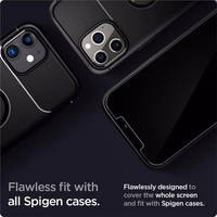 Spigen Glas.tR EZ Fit grūdintas stiklas iPhone 12 / iPhone 12 Pro - 2 vnt.