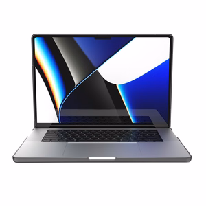 Speck SmartShell kietas dėklas, skirtas MacBook Pro 16" (M5 / M4 / M3 / M2 / M1, 2026–2021), „Onyx Black“ spalvos