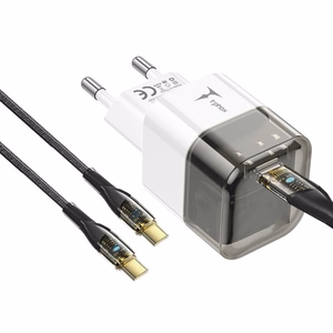 T-PHOX SIENINIS ĮKROVIKLIS T-PP10 20W USB-C JUODAS