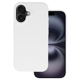 Tel Protect silikoninis dėklas telefonui Iphone 16 baltas