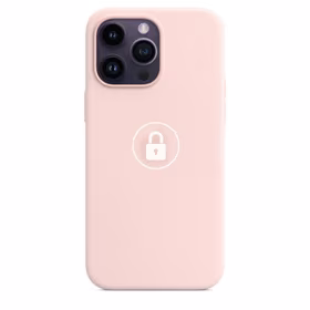 Dėklas "Silicone Case v2" skirtas iPhone 14 Pro / Chalk Pink / su įpakavimu