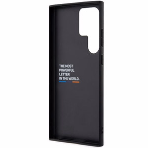 BMW BMHCS23L22PTDK S23 Ultra S918 juodas/juodas odinis dėklas Trispalvis