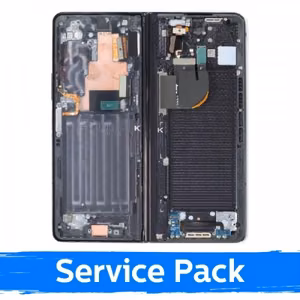 LCD ekranas suderinamas su Samsung F946 Z Fold5 su rėmeliu / Phantom Black / (Service Pack)