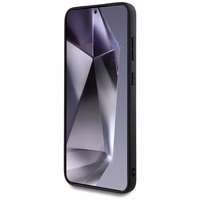 Guess 4G Apvalus Klasikinis Logotipas Magnetinis Dėklas telefonui Samsung Galaxy S25 Ruda