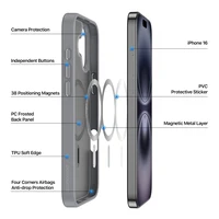 Dėklas Dux Ducis Yind Apple iPhone 16 violetinis