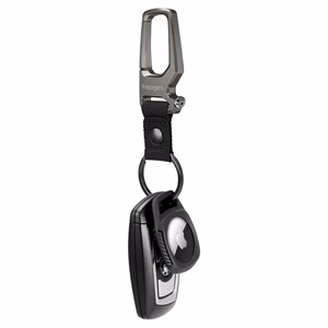 Spigen Rugged Armor dėklas skirtas Apple AirTag - matinis juodas