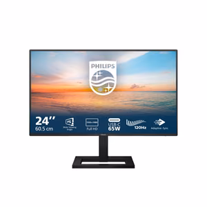 Philips 1000 series 24E1N1300AE/00 monitorius 60,5 cm (23,8") 1920 x 1080 pikselių Full HD LCD juodas