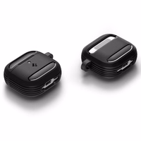 Spigen Rugged Armor dėklas AirPods 4 - juoda