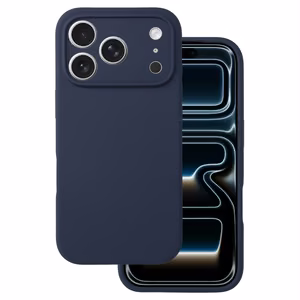 Silikoninis Lite dėklas telefonui Iphone 17 Pro tamsiai mėlynas
