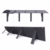 Choetech SC009-V2 saulės sulankstomas įkroviklis 100W USB-C / 2x USB-A PD QC - juodas