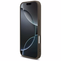 Guess 4G Strap Triangle Logo Magnetinis dėklas telefonui iPhone 17 - ruda