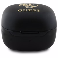 "Guess" "Bluetooth" ausinės GUTWSJ144ESK TWS + prijungimo stotelė juoda/juoda Iridescent 4G Spausdintas logotipas