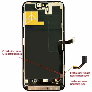 Display for iPhone 14 Pro Max, LTPO Soft OLED, 120Hz