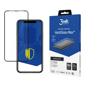 Grūdintas stiklas 3mk HardGlass Max juodas Apple iPhone X / XS / 11 Pro